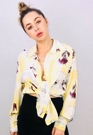VINTAGE OVERSIZED PATTERN SHIRT