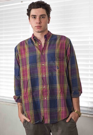 VINTAGE NAUTICA SHIRT LOGO 90S M 8.1