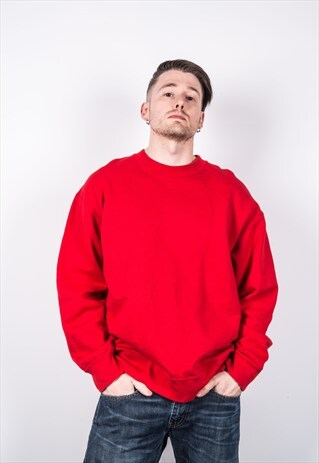 VINTAGE 1990S RED SWEATER