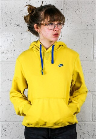 BRIGHT YELLOW NIKE HOODIE