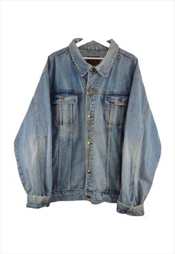 Vintage Lee Denim Jacket in Blue XXL