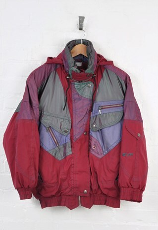 VINTAGE 80S SKI JACKET LADIES SMALL