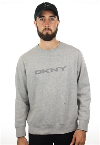 VINTAGE DKNY SPELL OUT SWEATSHIRT JUMPER