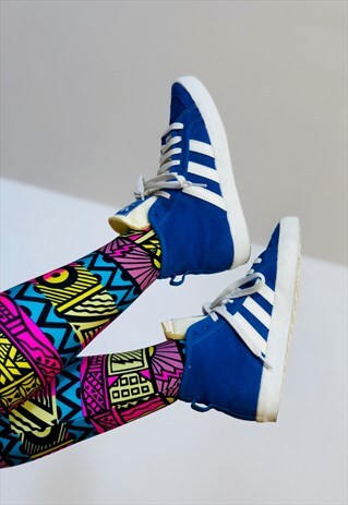 ADIDAS VINTAGE BLUE WOMEN BASKETBALL SNEAKERS RETRO