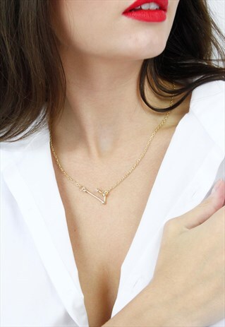 GOLD DIAMANTE 'ARIES' STAR CONSTELLATION CHAIN NECKLACE