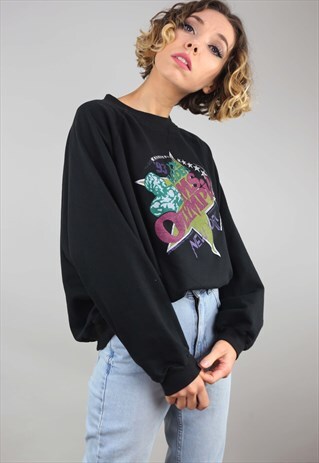 VINTAGE 80S 90S OVERSIZED SWEATER SWEATSHIRT