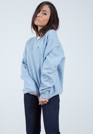 VINTAGE 90S CLASSIC POLO RALPH LAUREN KNITWEAR JUMPER/ S0281