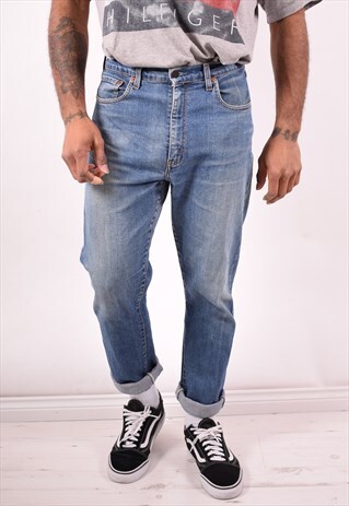 LEVI'S 805 MENS VINTAGE JEANS W34 L29 BLUE 90S