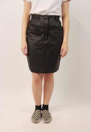 VINTAGE LEATHER SKIRT
