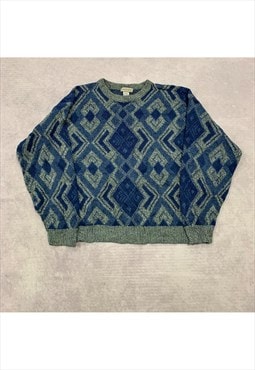 Vintage Knitted Jumper Men's L