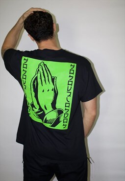 HNR LDN Pray T-Shirt in Black