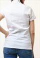 RALPH LAUREN WHITE CLASSIC SHORT SLEEVE POLO TSHIRT M 4739