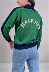 Vintage 70's Green and Blue Sports Jacket