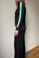VINTAGE NAVY BLUE ZIPPED JUMPER