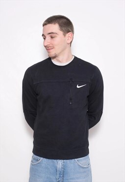 Vintage Nike Swoosh Pocket Sweatshirt Jumper Pullover