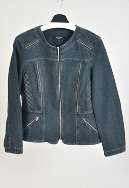 Vintage 00s denim jacket in black