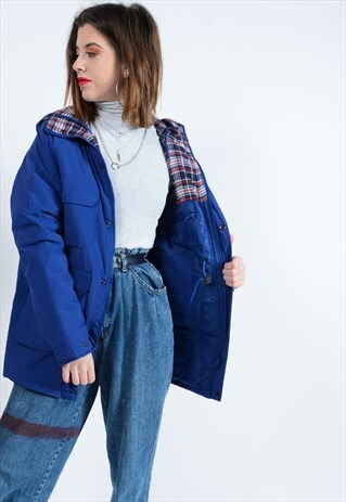 VINTAGE OUTDOORS JACKET IN BLUE
