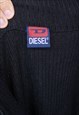 VINTAGE DIESEL JUMPER Y2K IN BLACK L