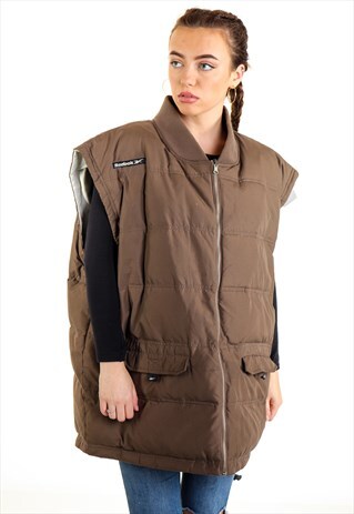 VINTAGE REEBOK REVERSIBLE GILLET JACKET J2601