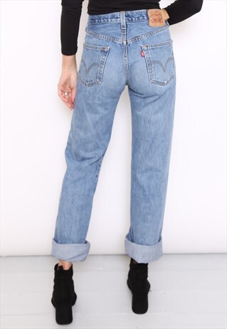 VINTAGE LEVI'S 501 BLUE DENIM MOM JEANS