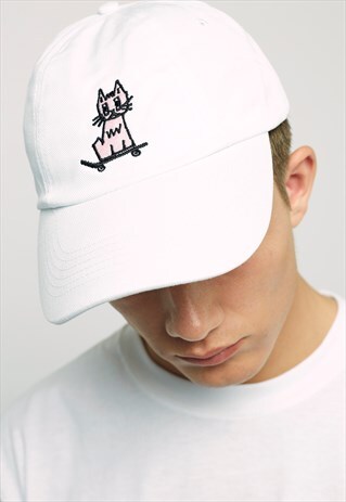 KITTY SKATE WHITE CAP