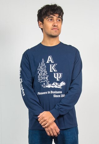 90'S USA LONG SLEEVE T-SHIRT ALPHA KAPPA PSI