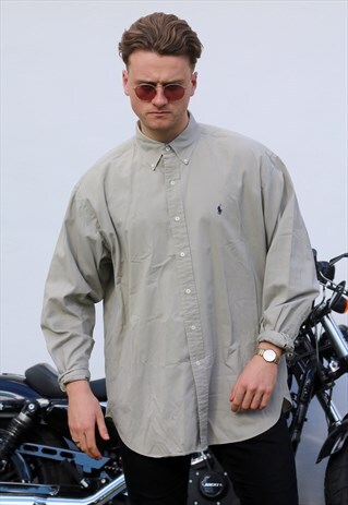 RALPH LAUREN USA BLAIRE SLATE VINTAGE SHIRT