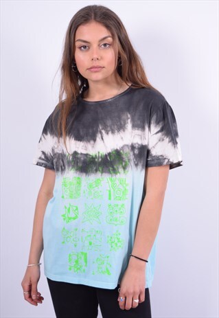 VINTAGE FERRE T-SHIRT TOP MULTI