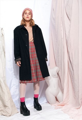 VINTAGE WINTER COAT 90S MINIMALIST GRUNGE JACKET