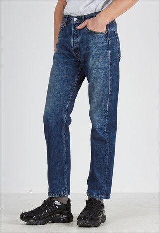 VINTAGE BLUE LEVI'S 501 FIT DENIM JEANS