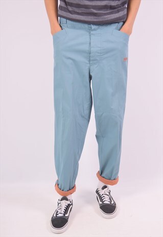 VINTAGE PUMA TROUSERS BLUE