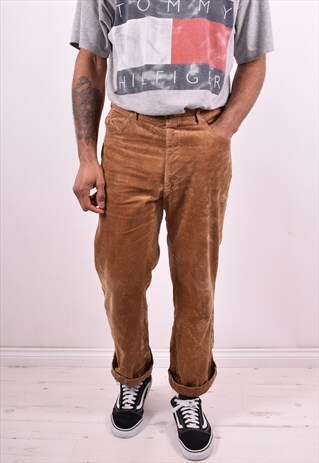 POLO RALPH LAUREN MENS VINTAGE CORDUROY JEANS W34 L28 90'S
