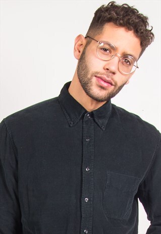 VINTAGE BLACK CORD SHIRT