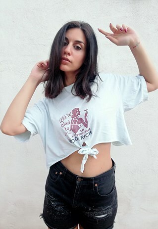 WOOLRICH CROP T-SHIRT