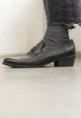VINTAGE 70'S RARE BLACK SHOES