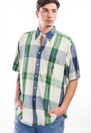 VINTAGE NAUTICA LOGO SHIRT 90S L 6.4