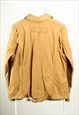 VINTAGE EDDIE BAUER WINDBREAKER TARPAULIN JACKET MUSTARD