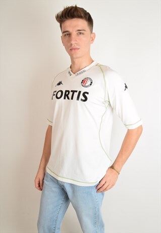 KAPPA FOOTBALL SHIRT / JERSEY FEYENOORD ROTTERDAM SIZE XL
