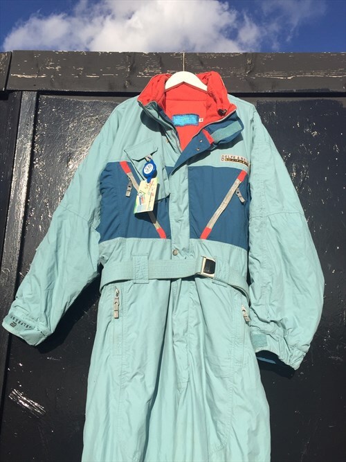 BELFE & BELFE 90S MENS ski suit turquoise L