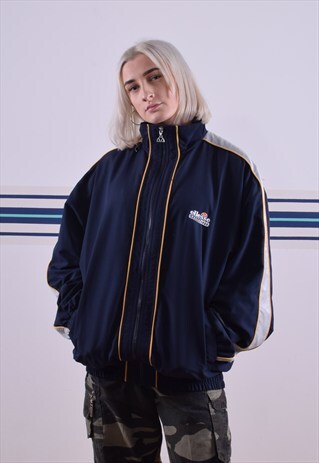 NAVY ELLESSE ITALIA ZIP-UP TRACKSUIT JACKET