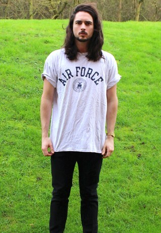 VINTAGE 90S CHAMPION USA AIR FORCE T-SHIRT - XL - RARE