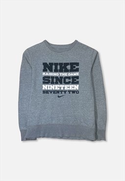 Vintage Nike Crew-Neck Sweatshirt : Grey 