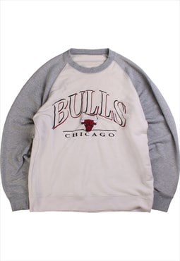 Vintage 90's NBA Sweatshirt Chicago Bears Crewneck Beige