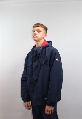 VINTAGE TOMMY HILFIGER FLEECE LINED JACKET