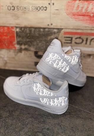 NIKE PANEL CUSTOM NIKE AIR FORCE 1 - REFLECTIVE