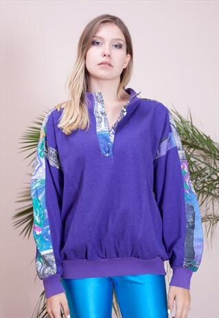 OLDSCHOOL PRINTED SWEATSHIRT FROM THE 90S BY MAIER