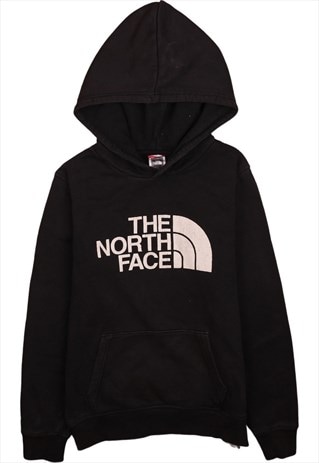 The North Face 90's Spellout Pullover Hoodie Large Black