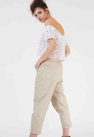 CARLITA TROUSERS SAND