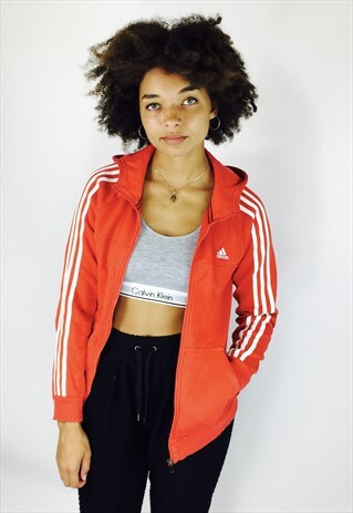 ADIDAS 90S RED HOODIE