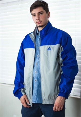 VINTAGE ADIDAS SHELL JACKET LOGO 90S XL 9.9